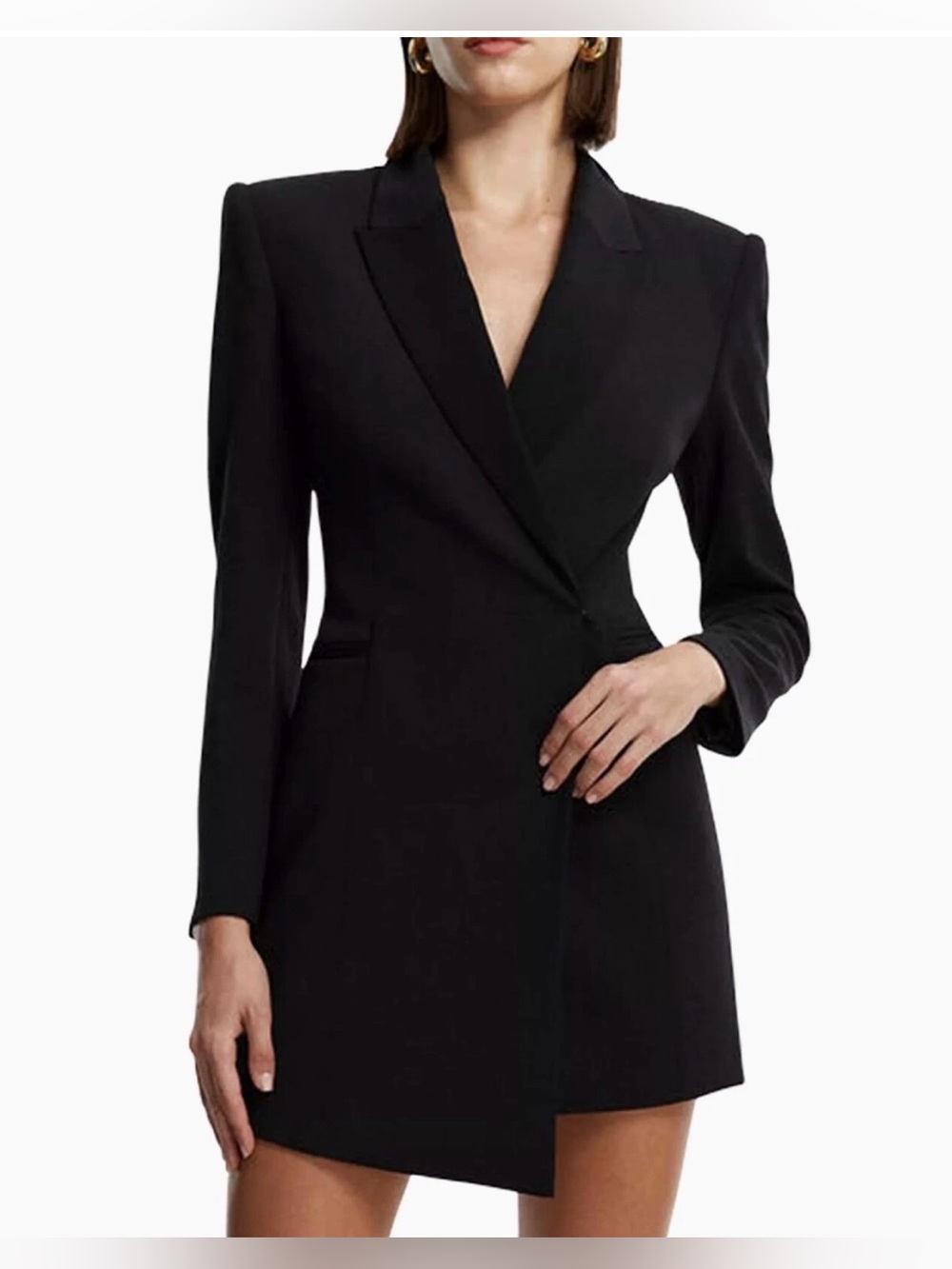 BCBGMaxAzria Eugenie Blazer Dress size 2 color black